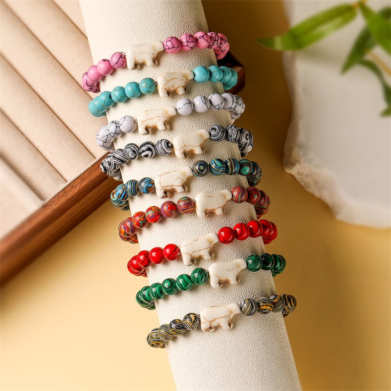 Olivenorma Polar Bear Gemstone Bracelet - image 9