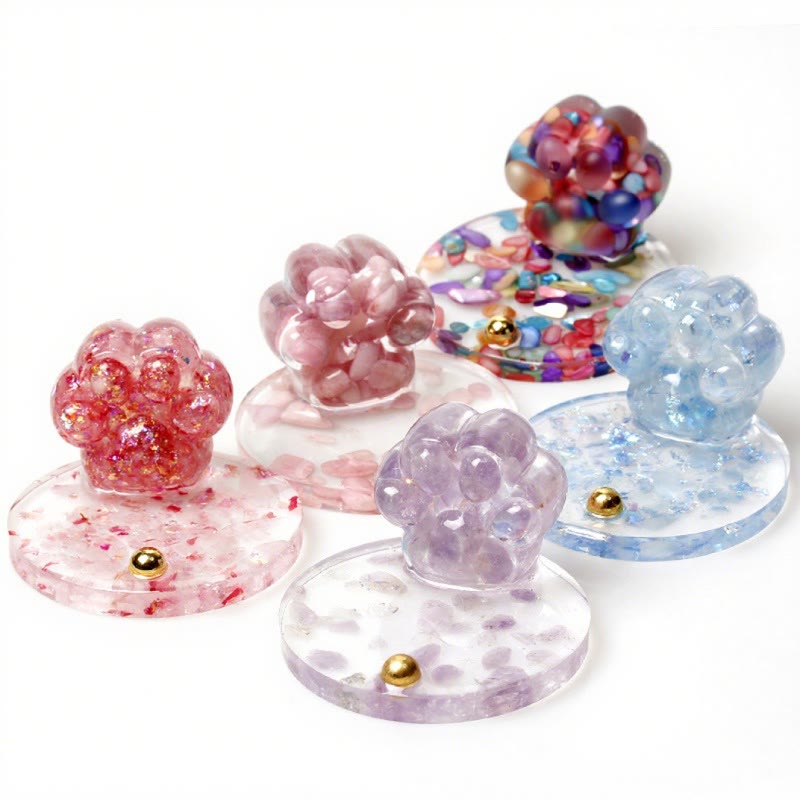 Olivenorma Natural Stone Epoxy Cat Claw Mobile Phone Holder - image 42