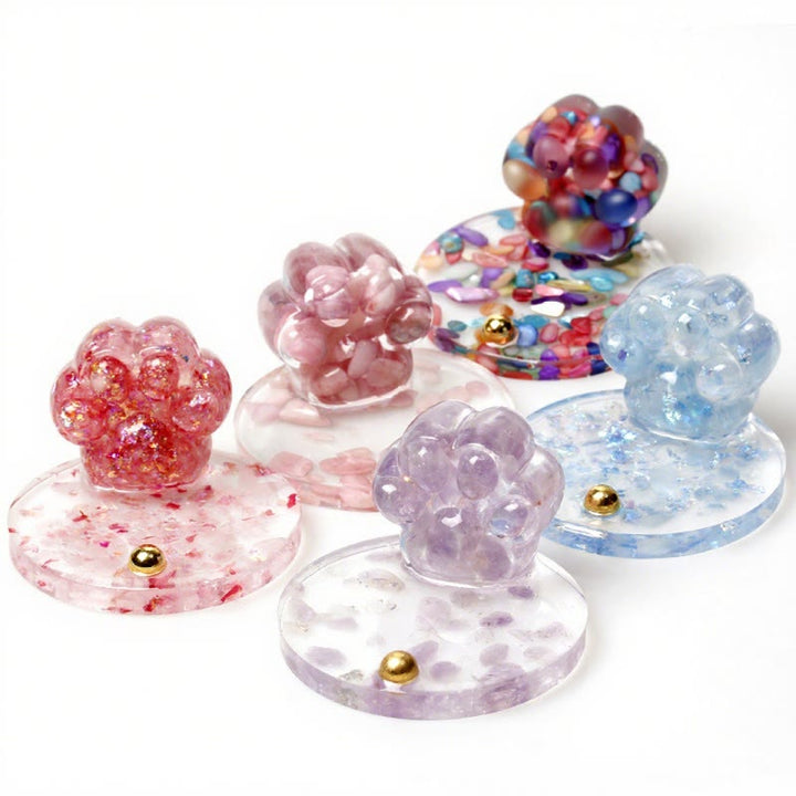 Olivenorma Natural Stone Epoxy Cat Claw Mobile Phone Holder - image 42