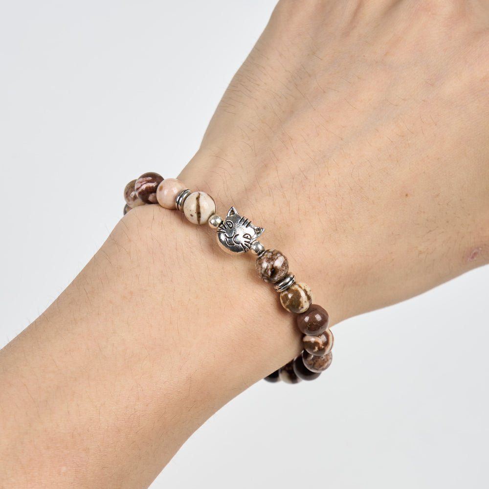 Olivenorma Cat Magic​​ Gemstone Beaded Bracelet - image 1