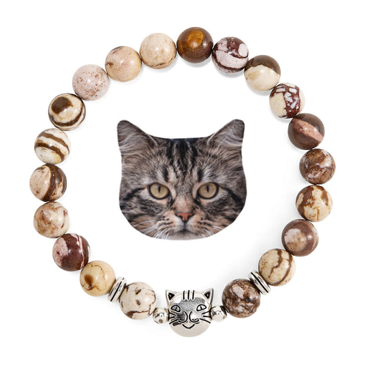 Olivenorma Cat Magic​​ Gemstone Beaded Bracelet - Agate - image 0