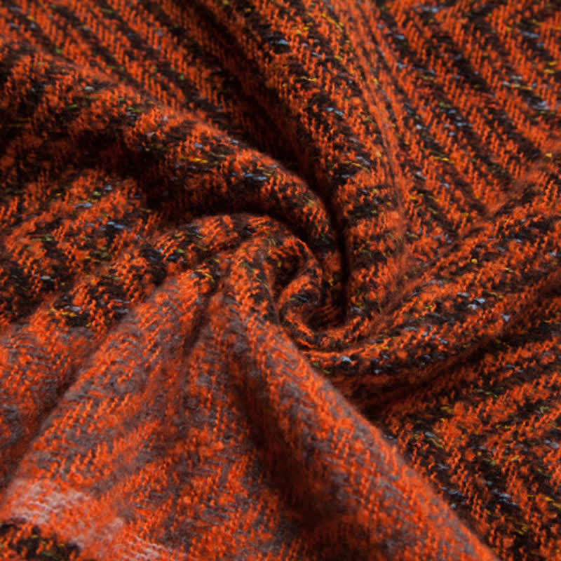 Olivenorma Cozy Herringbone Pullover Poncho Shawl - image 10