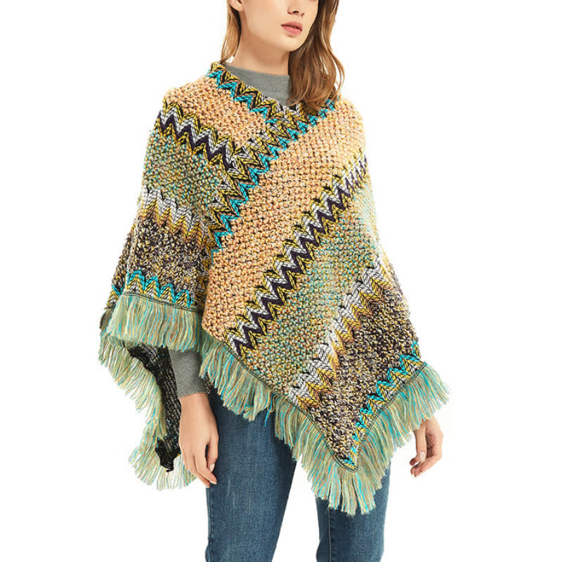 Olivenorma Boho Chic Fringe Wrap Shawl - image 0