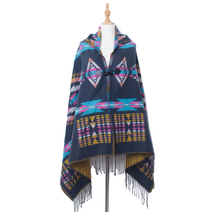 Olivenorma Classic Tartan Blanket Scarf Shawl - Blue - image 7