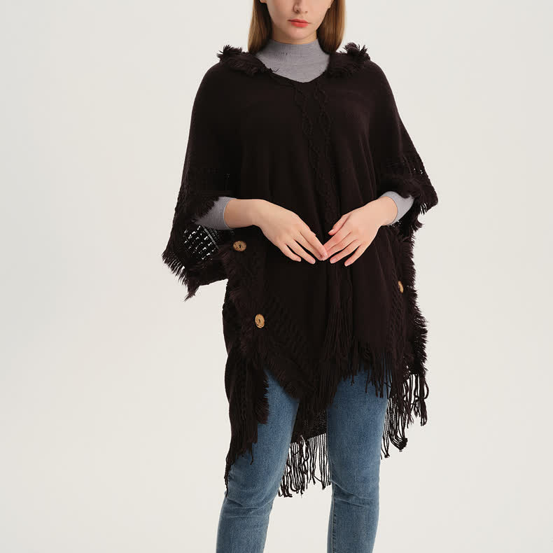 Olivenorma Fuzzy Ivory Acrylic Cardigan Shawl - image 14