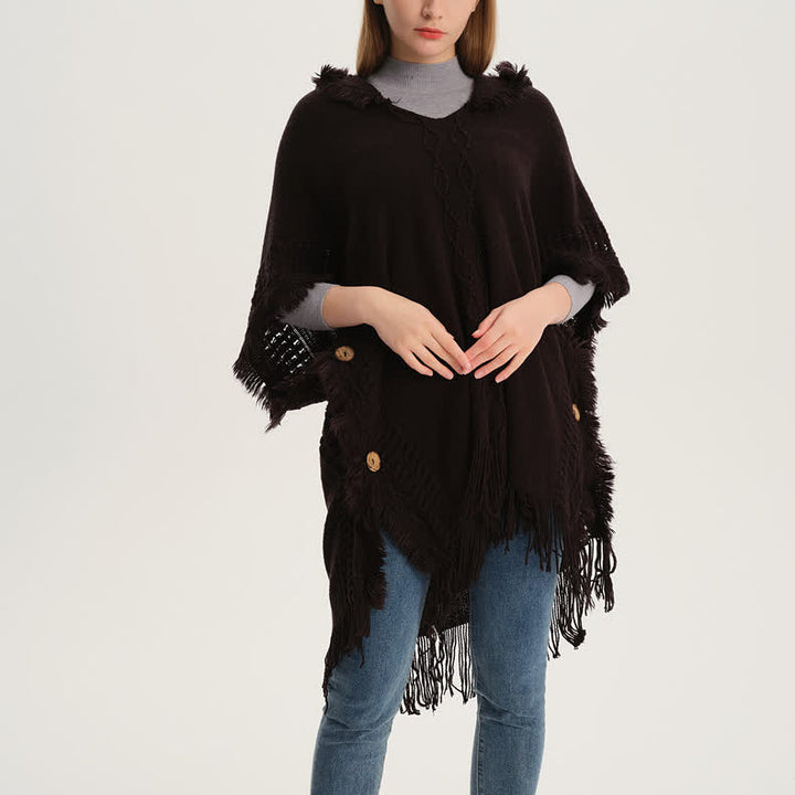 Olivenorma Fuzzy Ivory Acrylic Cardigan Shawl - image 14