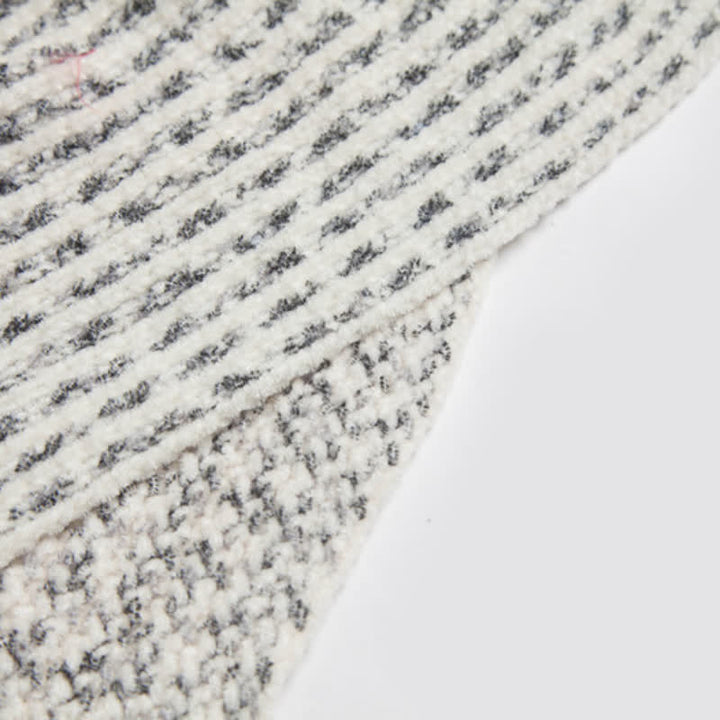 Olivenorma Striped Knit Pullover Shawl - image 18