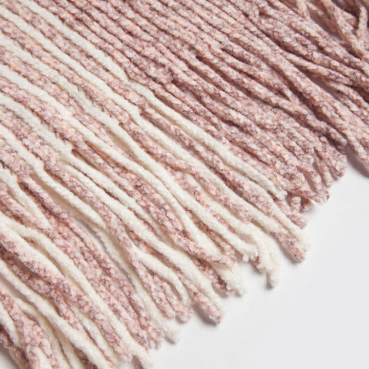 Olivenorma Striped Knit Pullover Shawl - image 21