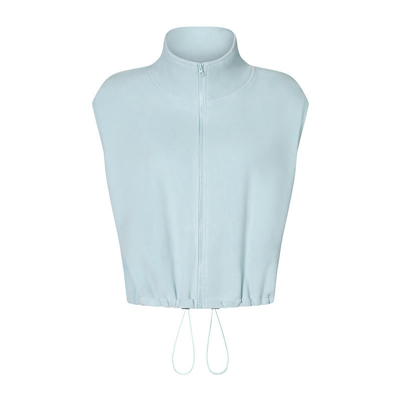Olivenorma Full Zip Sleeveless Workout Yoga Active Jacket Vest Athletic Hoodies - image 1