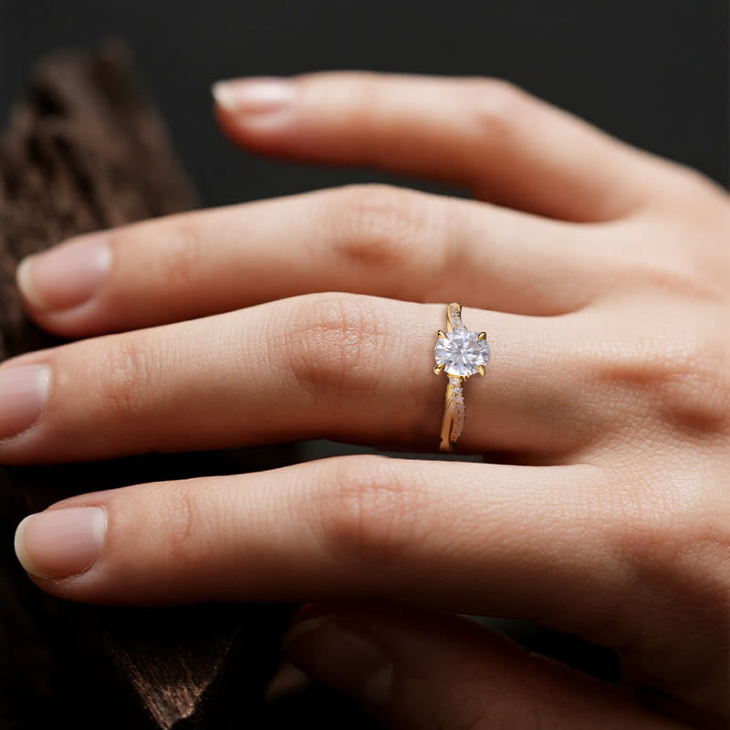 Olivenorma Eos' First Light Moissanite Ring - image 4