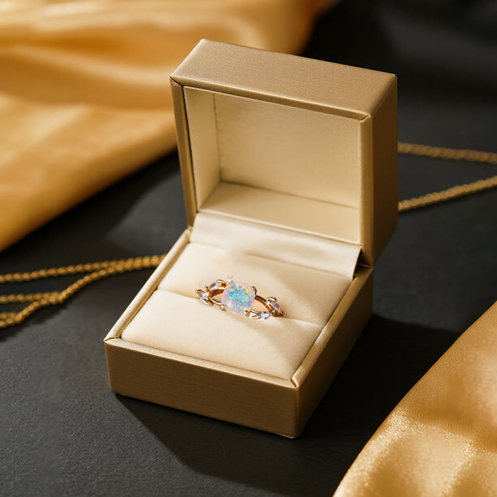 Olivenorma Helios Opal Gilded Vine Ring - image 2