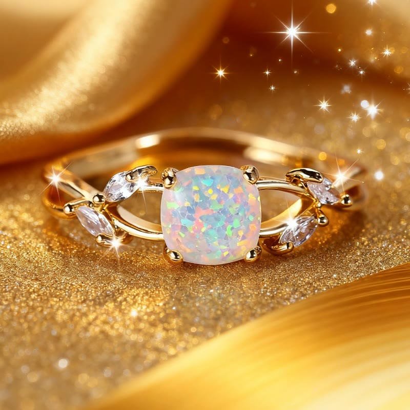 Olivenorma Helios Opal Gilded Vine Ring - image 5