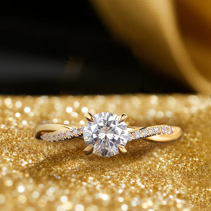 Olivenorma Eos' First Light Moissanite Ring - image 5