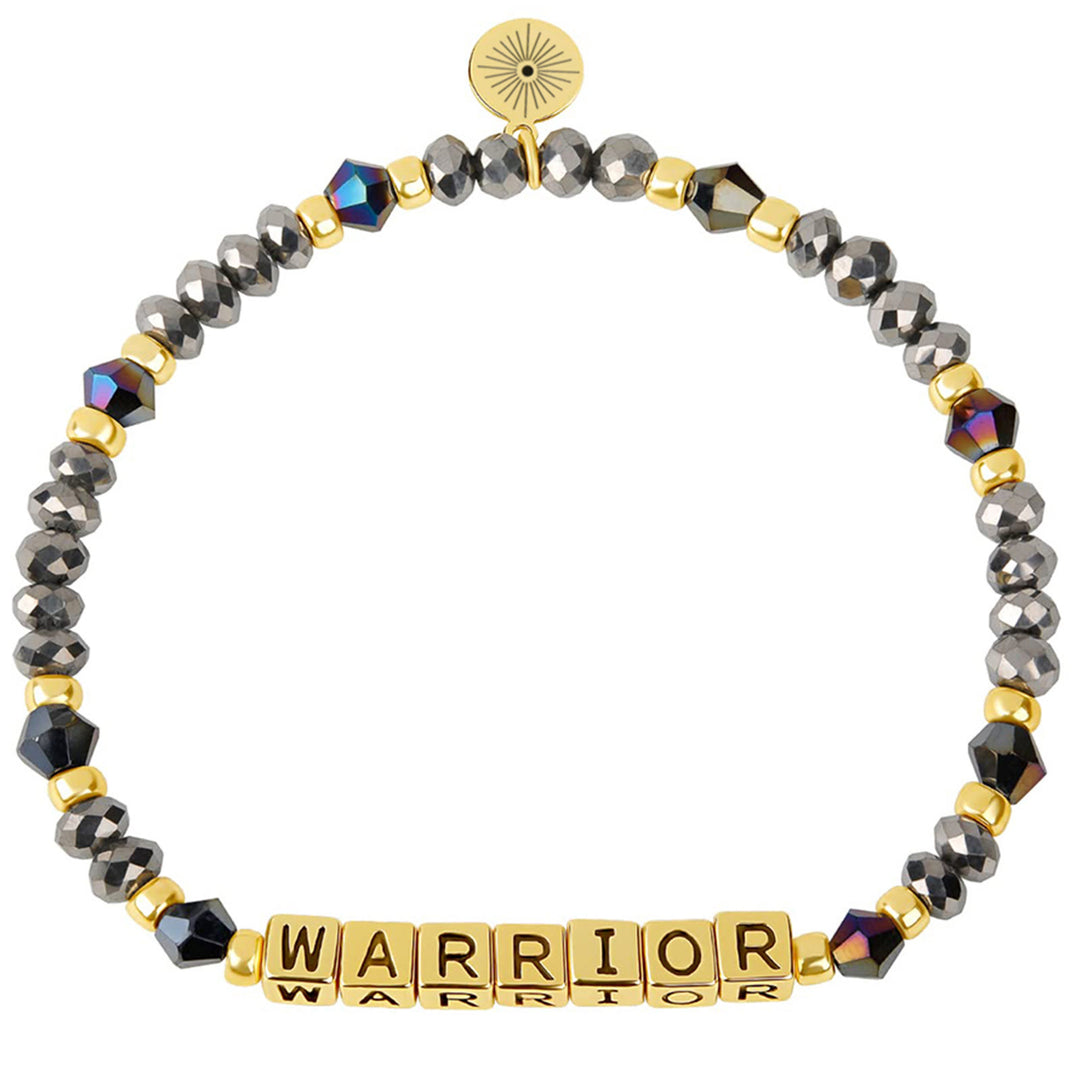 Olivenorma GIRL POWER Letter Words Meaningful Facted Beaded Gemstone Bracelet - WARRIOR (Hematite) - image 20