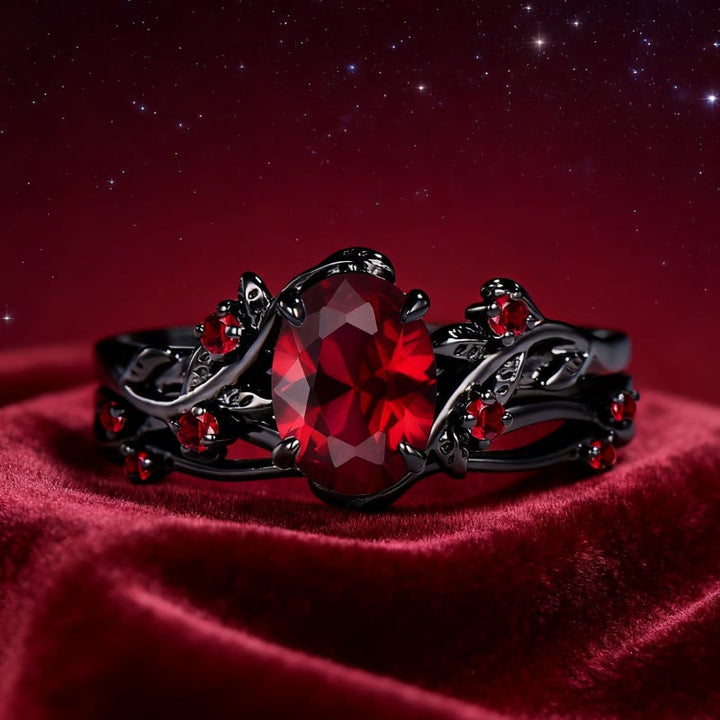 FREE Today: ​Hesperides' Night Ring​​ - US 11 - Garnet - image 0