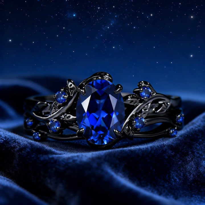 Olivenorma ​Hesperides' Night Ring​​ - Sapphire - US 11 - image 6