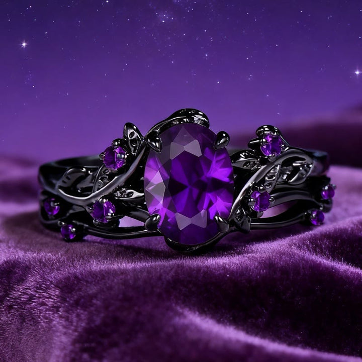 Olivenorma ​Hesperides' Night Ring​​ - US 10 - Amethyst - image 11