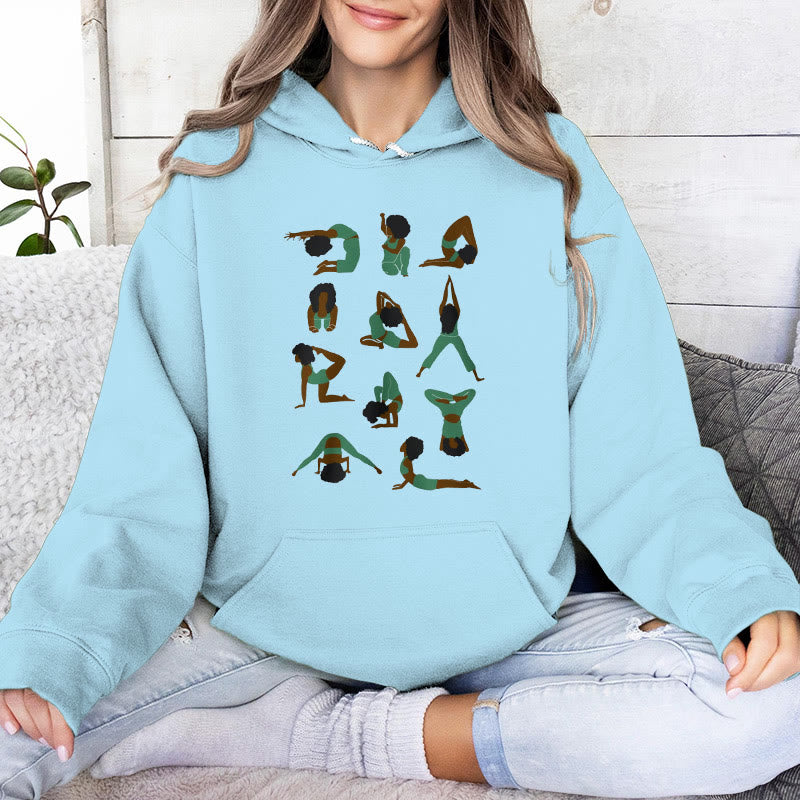 Olivenorma Yoga Poses Oversized Sweatshirts Outfits Fleece Sweaters Tops Hoodies - image 4