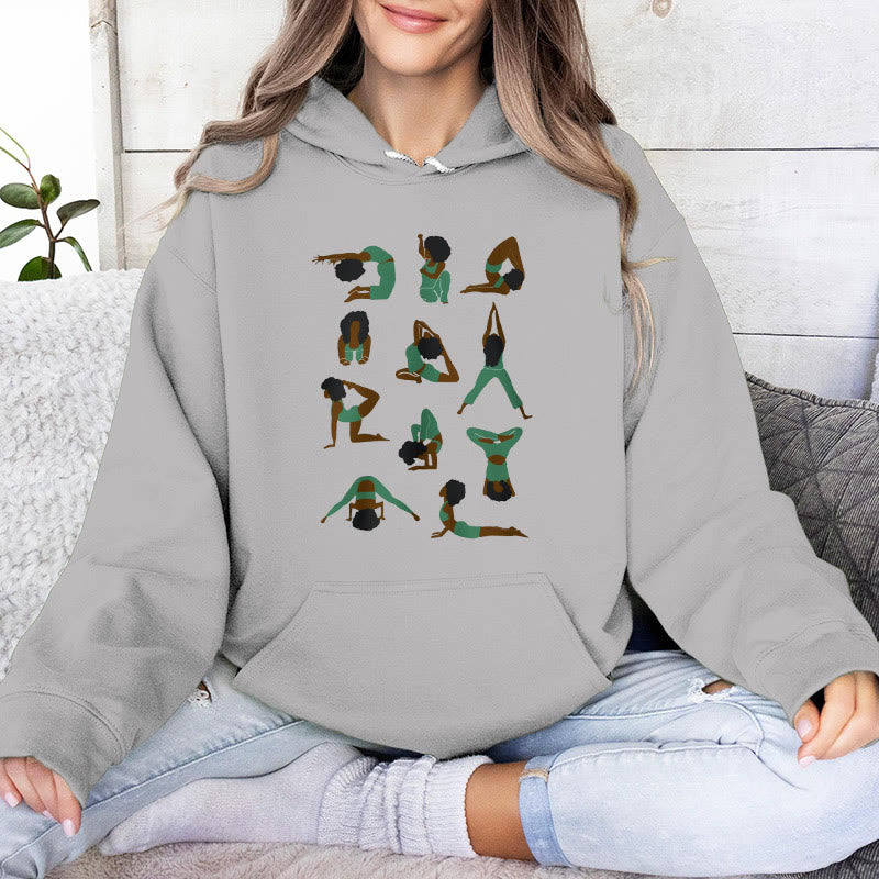 Olivenorma Yoga Poses Oversized Sweatshirts Outfits Fleece Sweaters Tops Hoodies - image 11