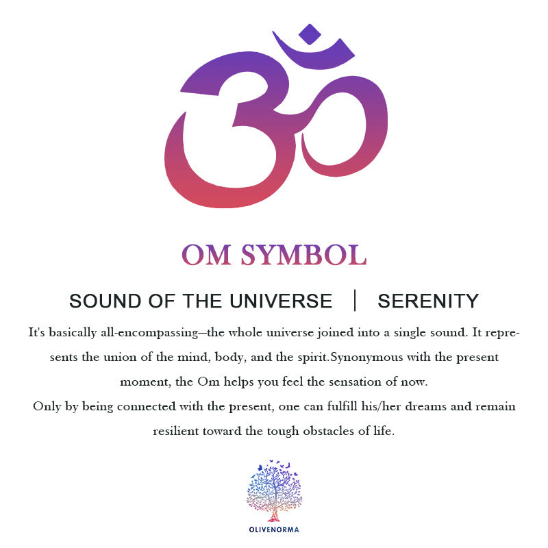 Olivenorma OM Symbol Flowers Inspirational Sweaters Fleece Top Casual Yoga Hoodies - image 2