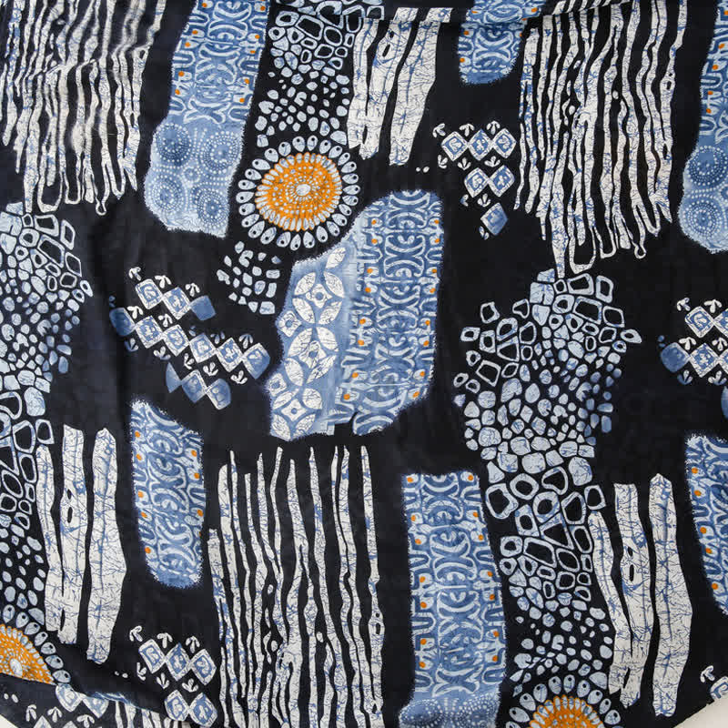 Olivenorma Indigo Boho Print Scarf - image 8