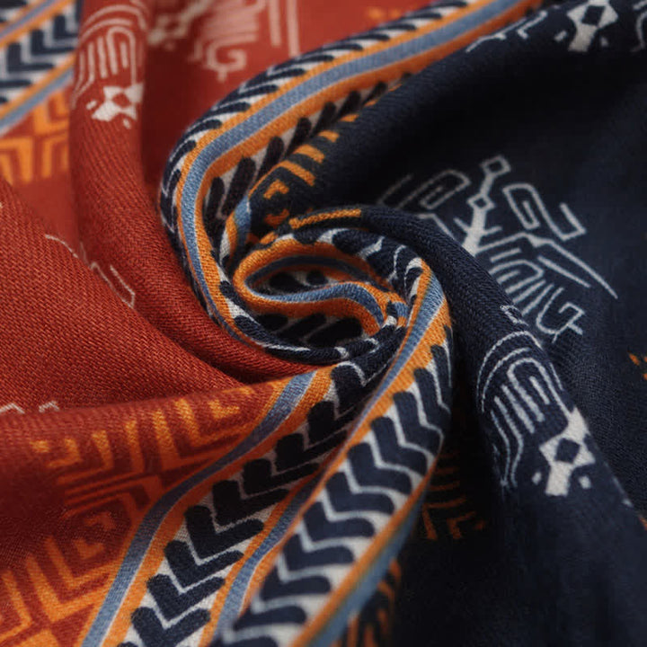 Olivenorma Rustic Tribal Stripe Scarf - image 4