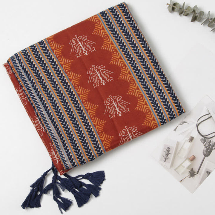 Olivenorma Rustic Tribal Stripe Scarf - image 2