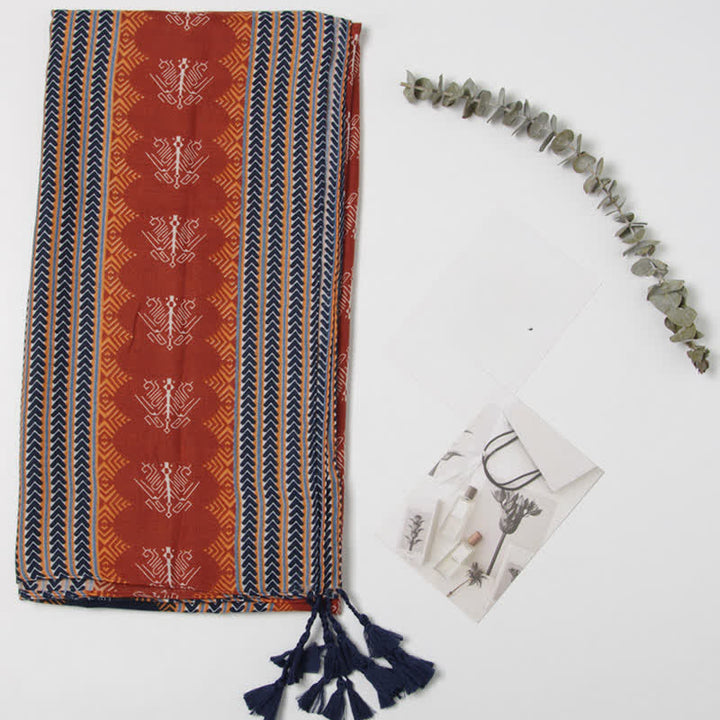 Olivenorma Rustic Tribal Stripe Scarf - image 3