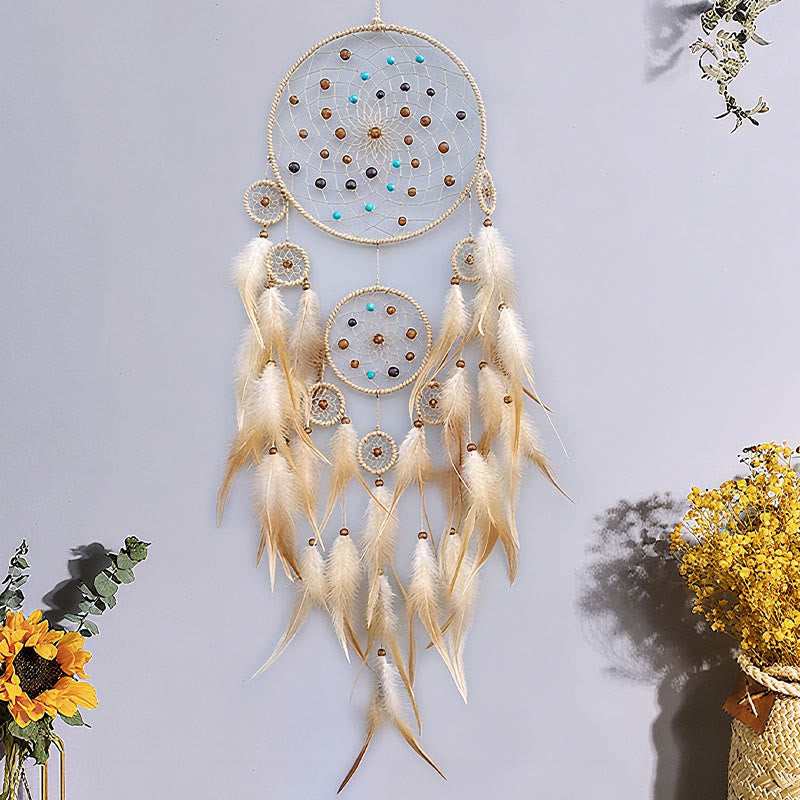 Olivenorma Native American Tribe Dreamcatchers Handmade Feather Decor Dream Catcher - image 4
