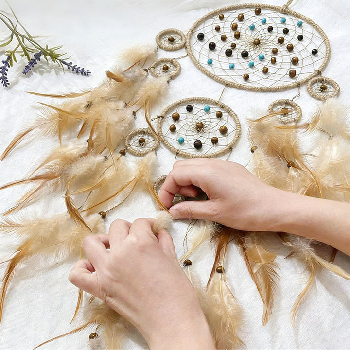 Olivenorma Native American Tribe Dreamcatchers Handmade Feather Decor Dream Catcher - image 7