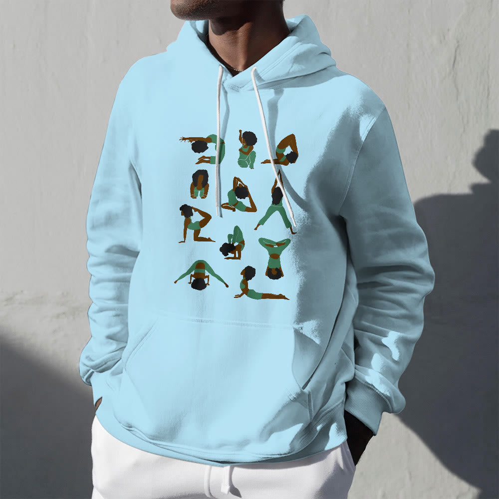 Olivenorma Yoga Poses Oversized Sweatshirts Outfits Fleece Sweaters Tops Hoodies - image 5