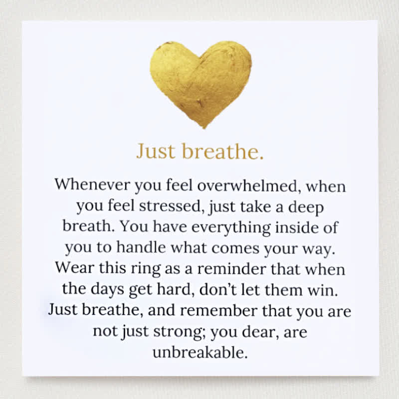 Olivenorma Just Breathe Ring - image 1