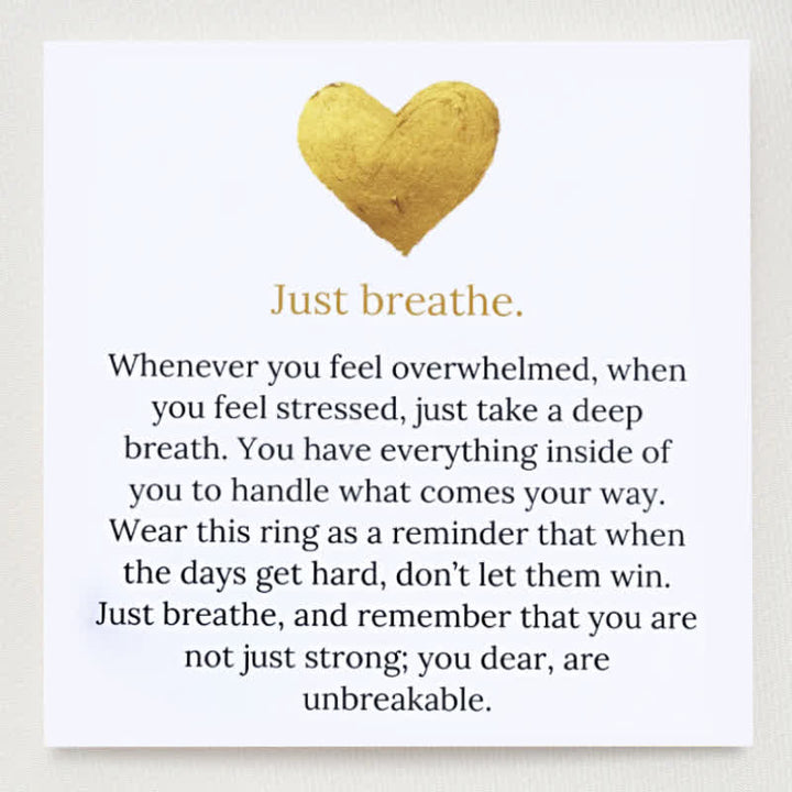 Olivenorma Just Breathe Ring - image 1