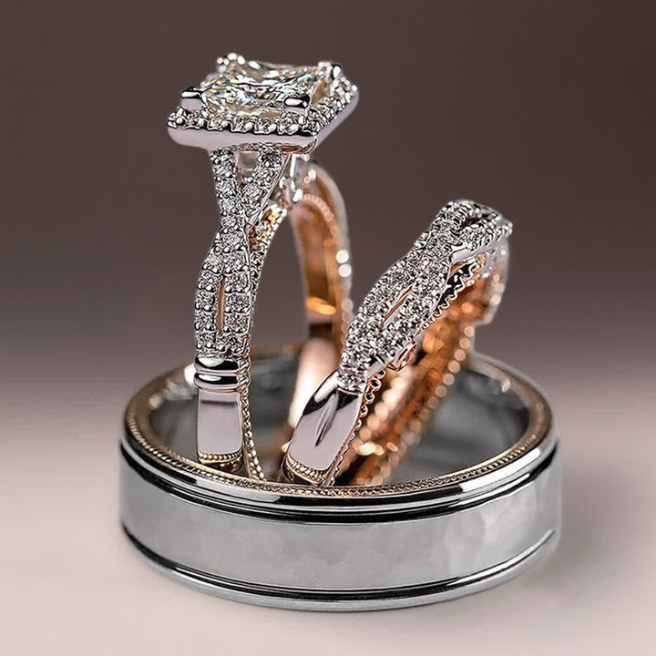 FREE Today: Rose Prince & Princess Ring Set - image 0