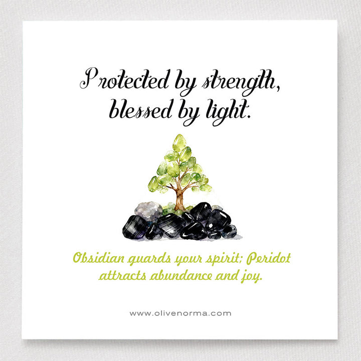 FREE Today: Guardian's Prosperity Obsidian & Peridot Orgone Pyramid - image 1