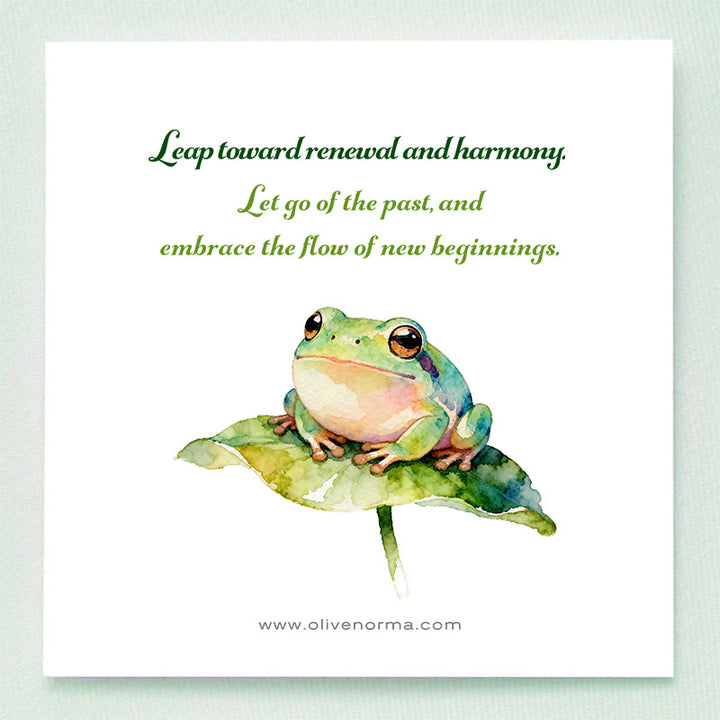 Olivenorma Serene Spirit Gemstone Frog Gemstone Decoration - image 1