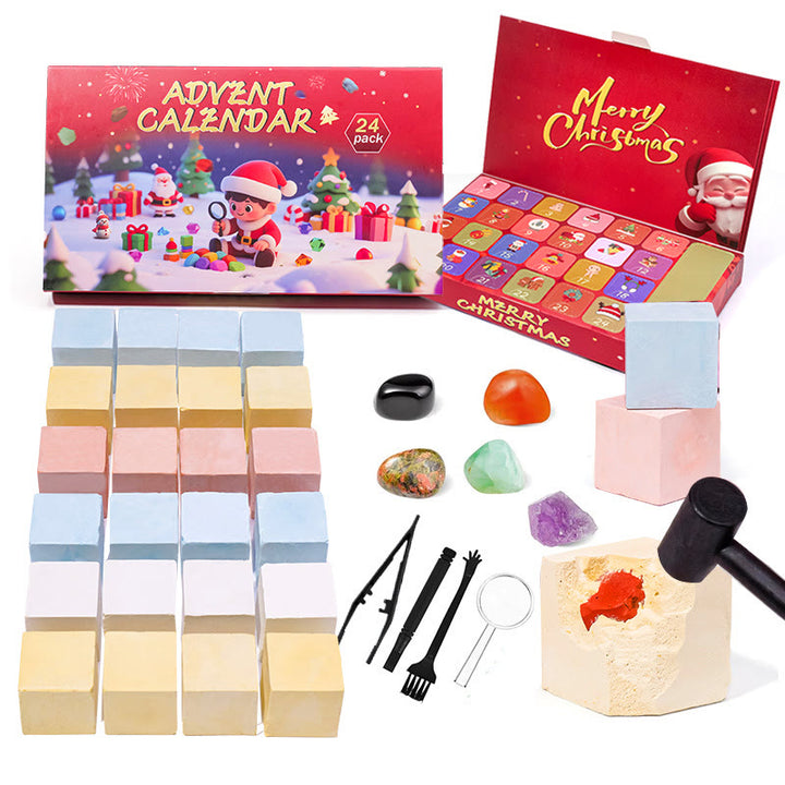 Olivenorma  24 Days of Natural Raw Gemstone Surprises 2025 Crystal Advent Calendar - Random Materials - image 6