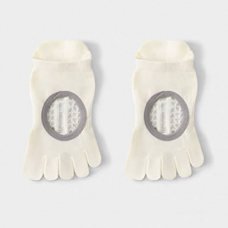 Olivenorma Five Toe Non-Slip Open-Top Yoga Socks - image 15
