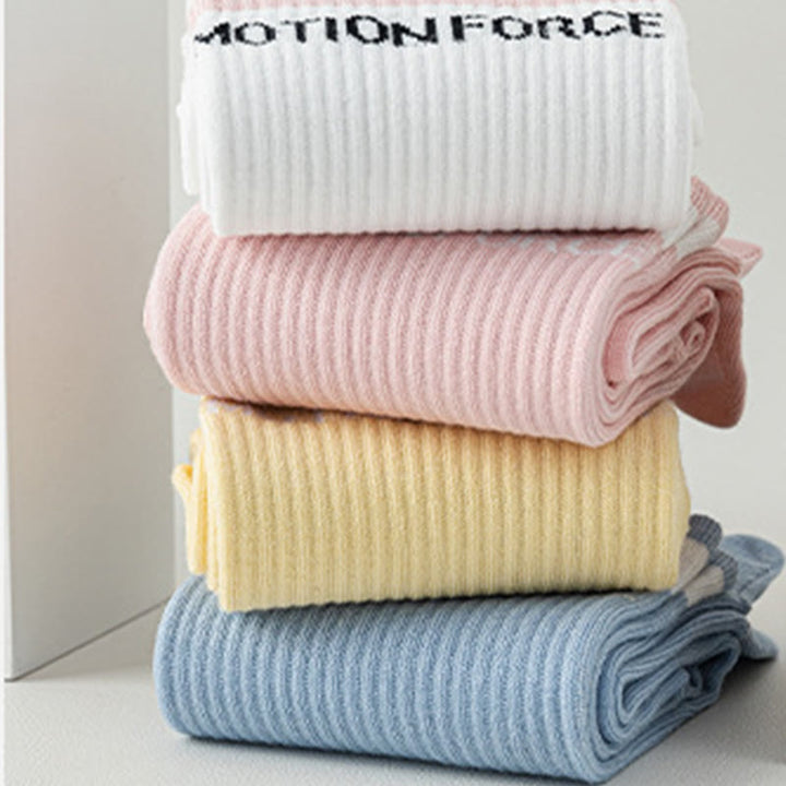 Olivenorma Silicone Non-Slip Toe Separation Mid-Calf Pilates Barre Fitness Socks for Women Breathable Five-Toe Grip Yoga Socks - image 18