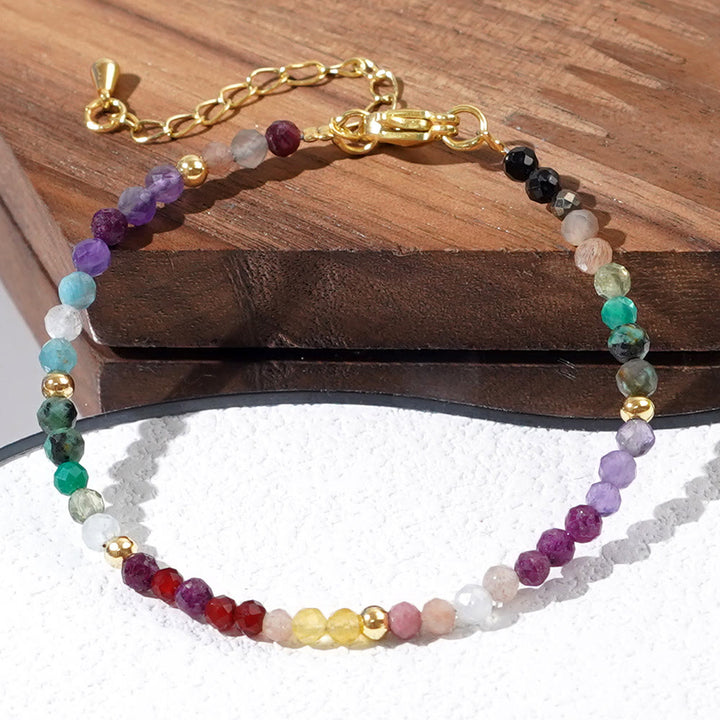 Olivenorma Boho Multicolor Natural Stone Gift Bracelet - Natural Stone - image 0