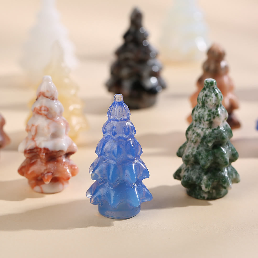 Olivenorma Natural Crystal Mini Christmas Tree Gemstone Decoration - image 19