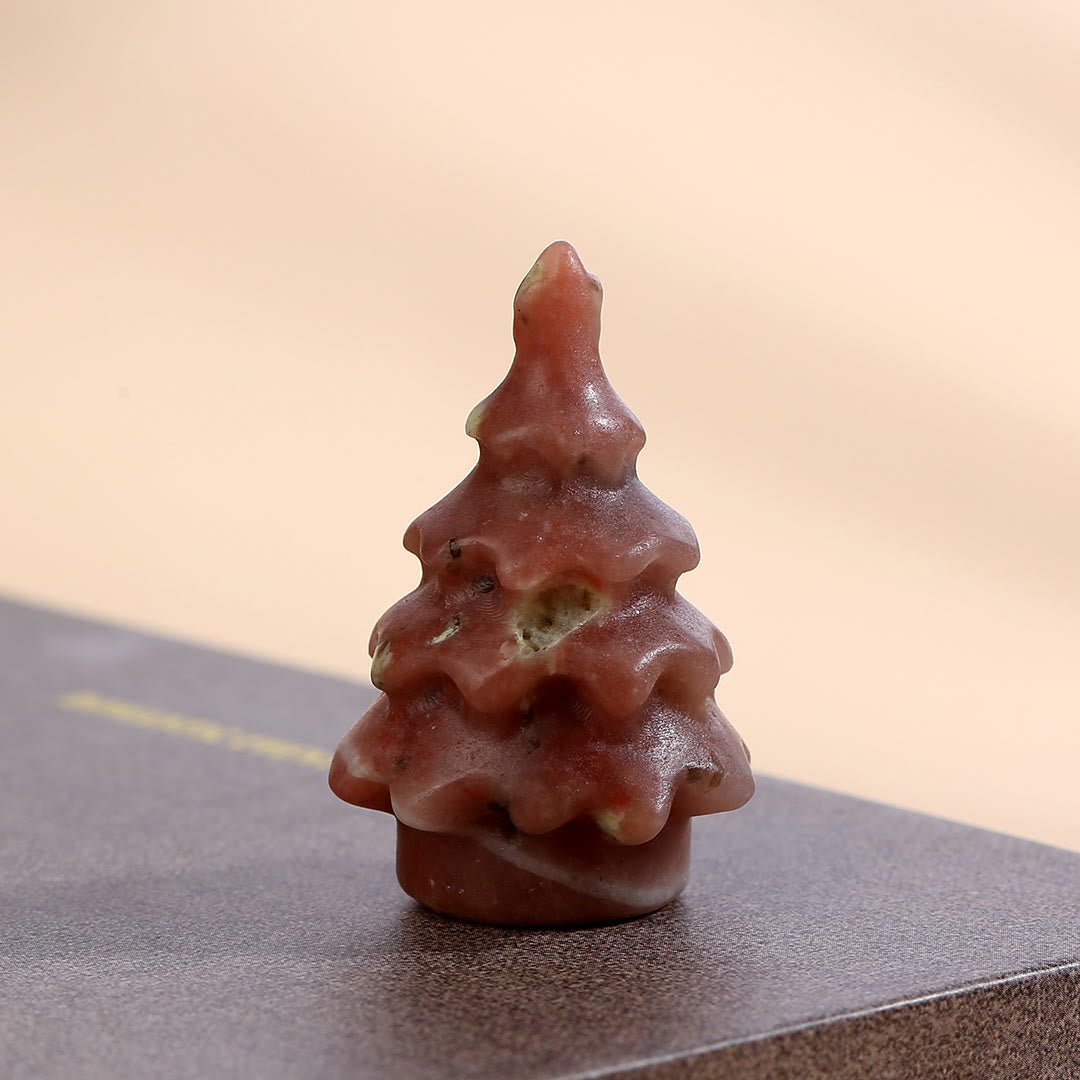 Olivenorma Natural Crystal Mini Christmas Tree Gemstone Decoration - Red Jasper - image 15