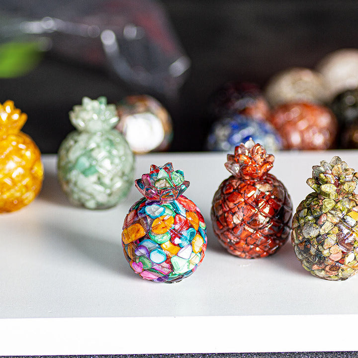 Olivenorma Crystal Golden Pineapple Gemstone Decoration - image 57