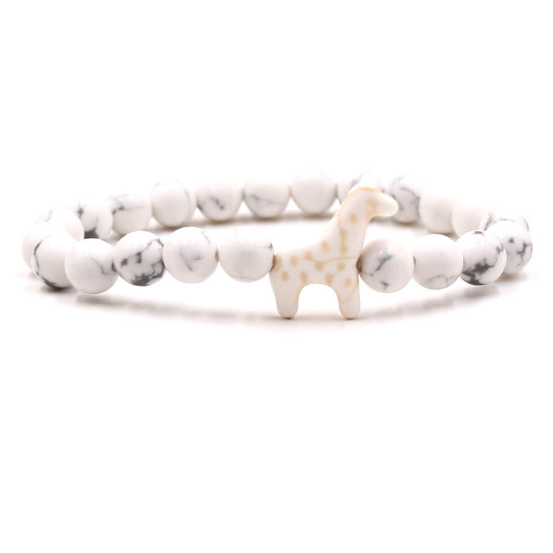 Olivenorma Giraffe Conservation Bracelet with Card - Howlite - With Card - image 10
