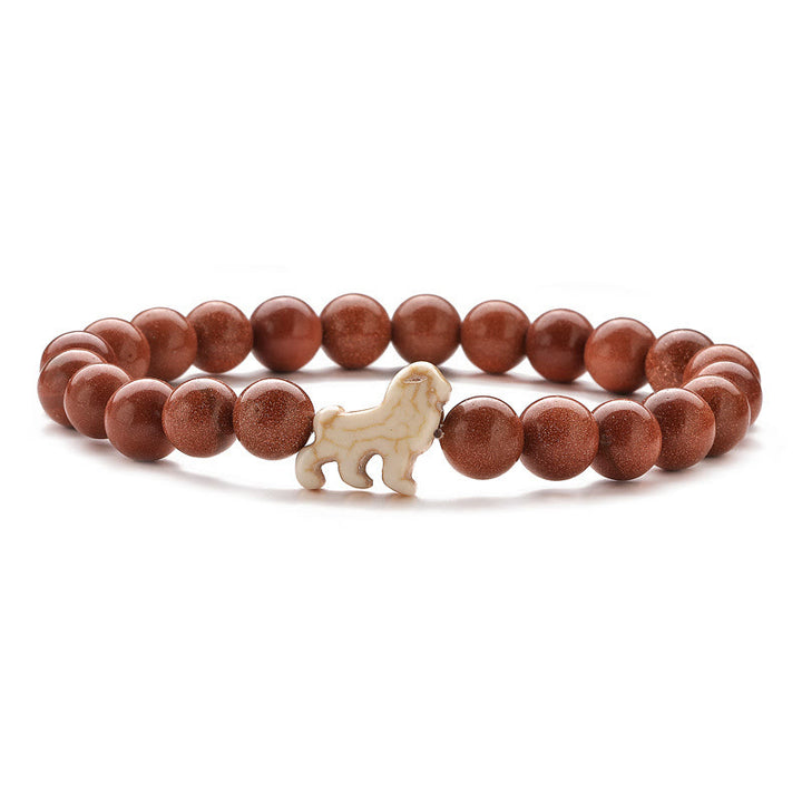 Olivenorma Lion Survival Awareness Bracelet with Card - Goldstone - With Card - image 10