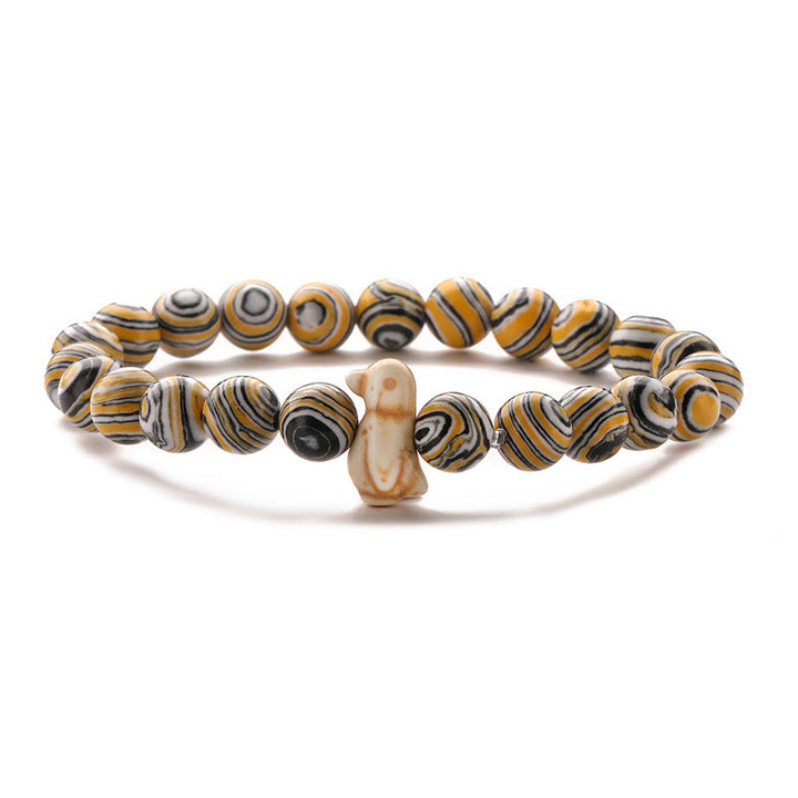 Olivenorma Penguin Habitat Protection Bracelet with Card - Yellow Malachite - With Card - image 24