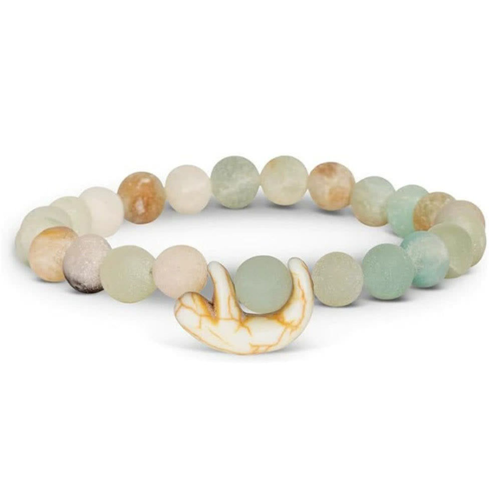 Olivenorma Sloth Conservation Bracelet with Card - Amazonite - With Card - image 2