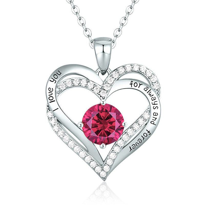 FREE Today: "I Love You Always and Forever" – Forever Love Birthstone Heart Necklace - image 18