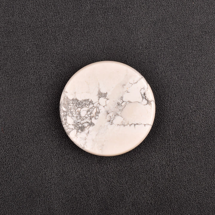 Olivenorma Round Healing Natural Stone Gemstone Decoration - White Turquoise - image 5