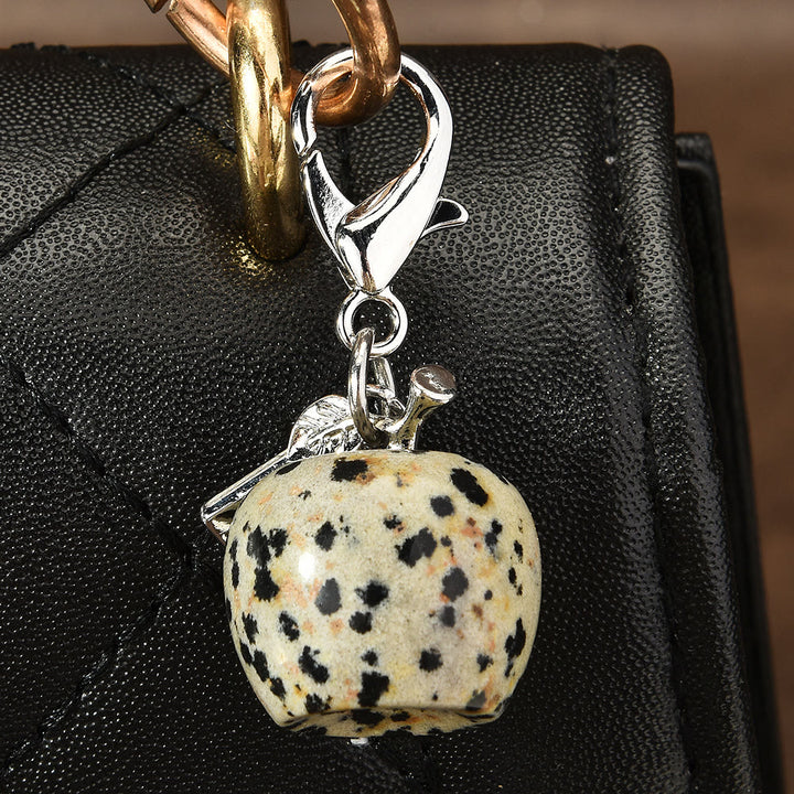 Olivenorma Colorful Crystal Apple Natural Gemstone Keychain - image 10